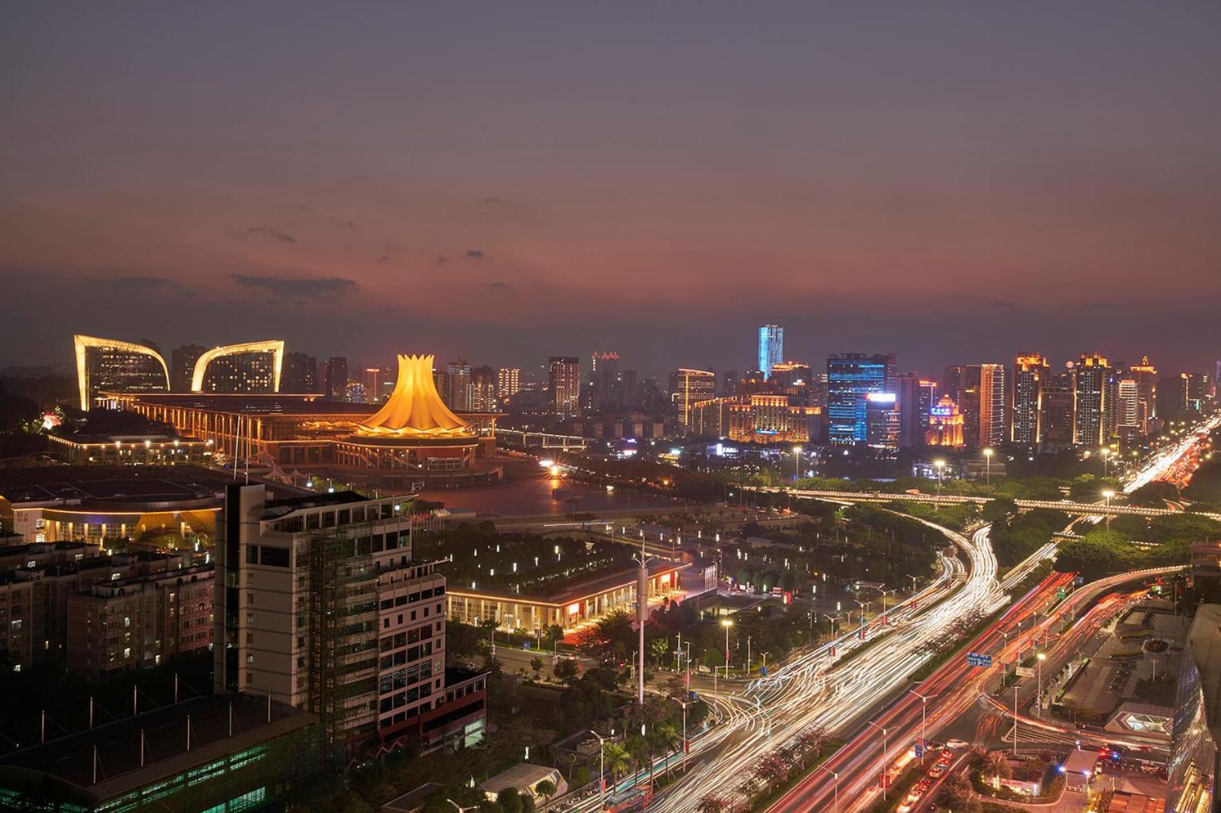 Nanning Marriott Hotel Exterior foto